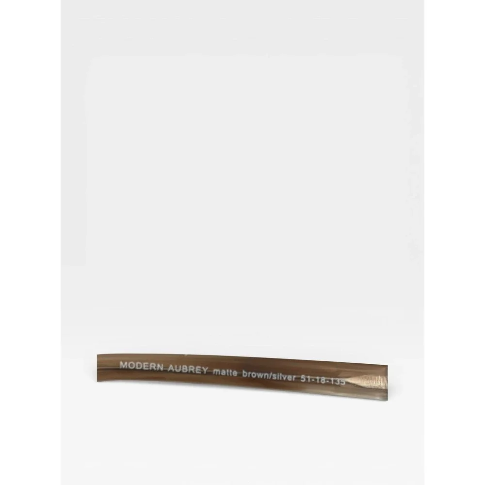 Genevie Boutique Modern Aubrey Brown‎ Oval Eyeglasses Braided 51-18-135 Frames